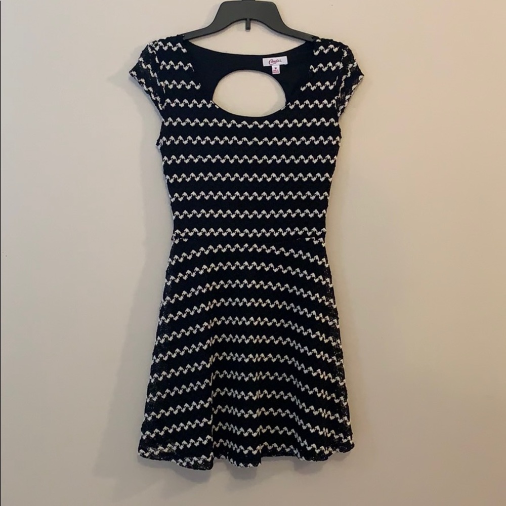Candies Black and White Dress